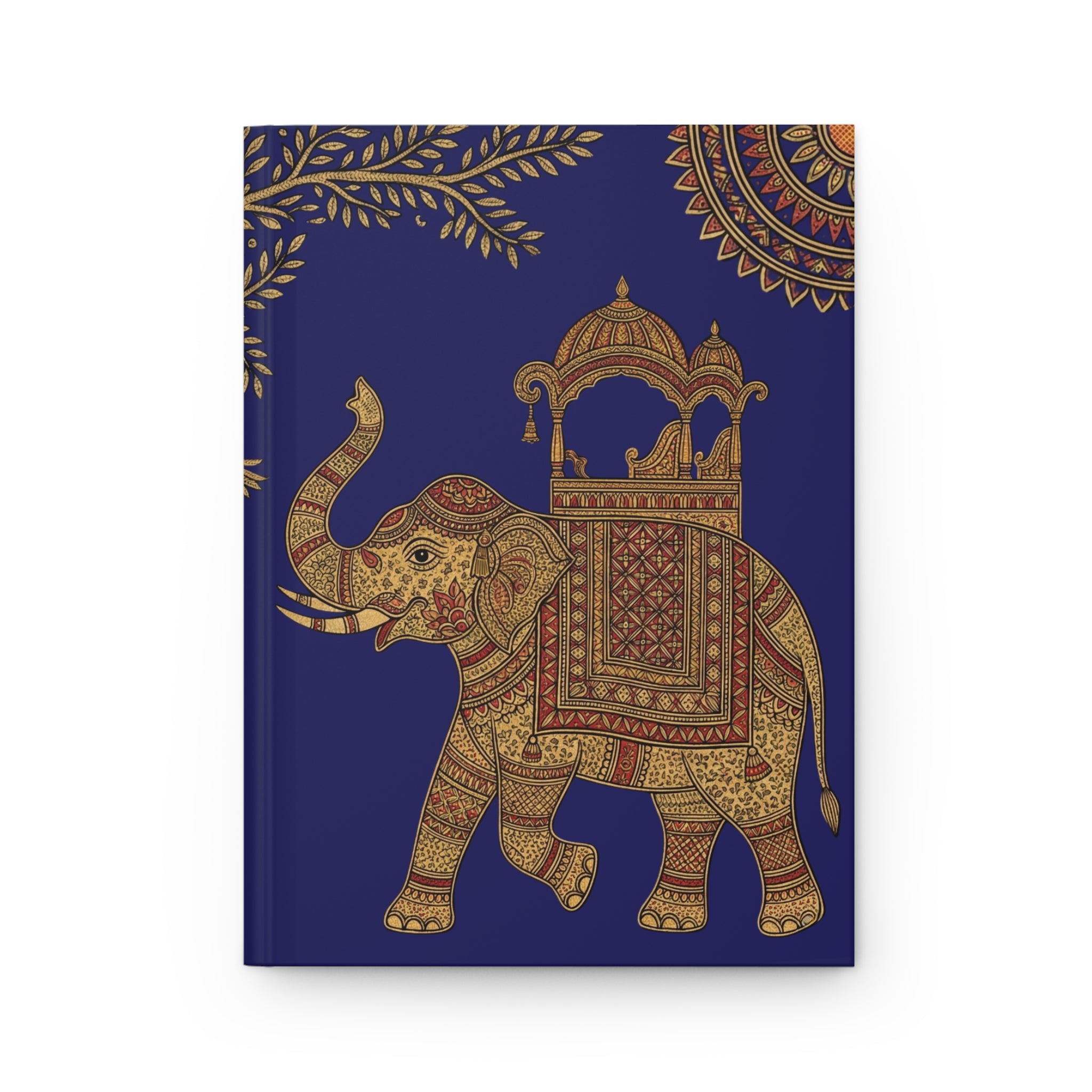 Wisdom Keeper: Royal Indigo Elephant Hardcover Journal