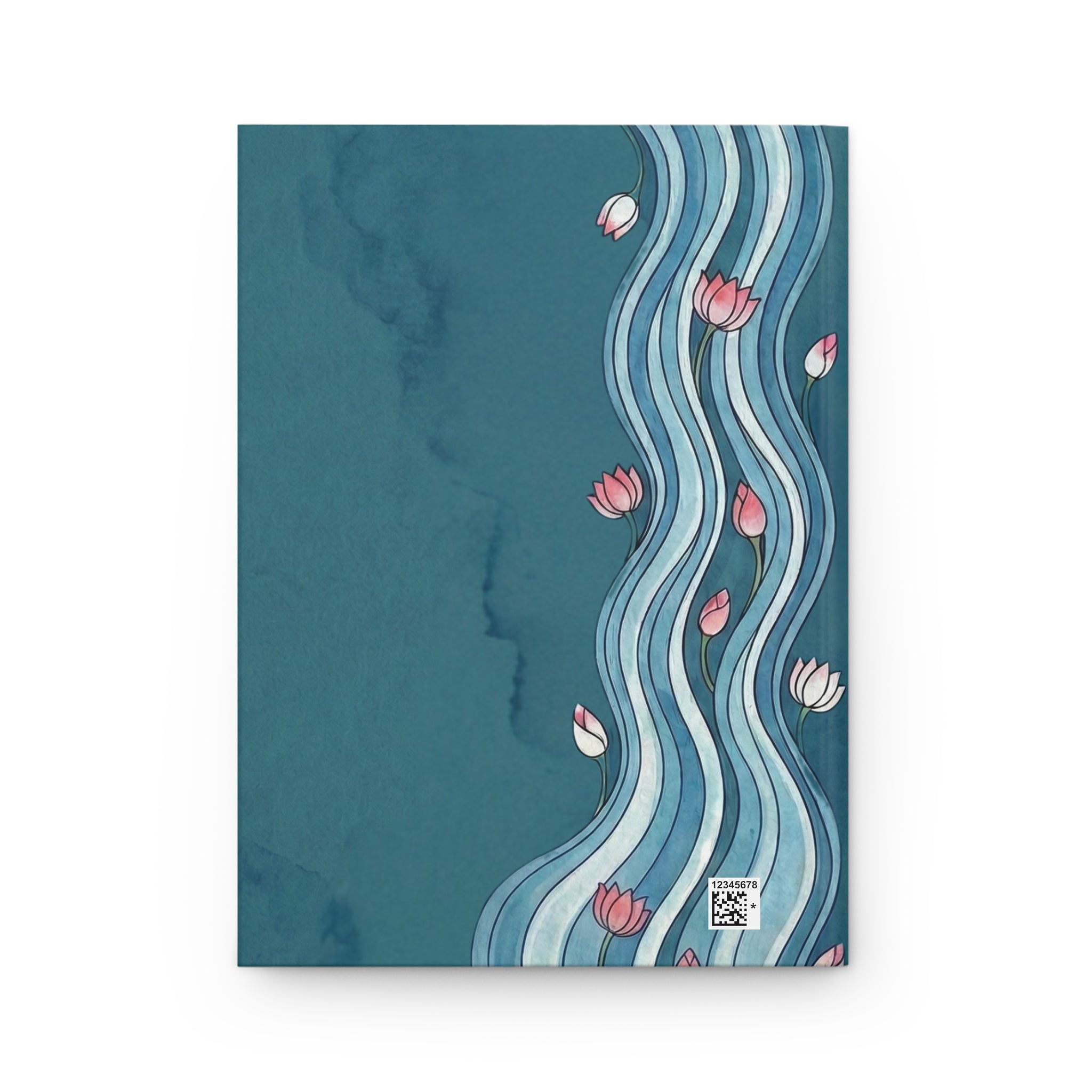 River of Dreams: Teal Matsya Hardcover Journal